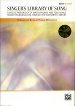 Singer's Library of Song by: Patrick M. Liebergen ISBN10: 0739036602