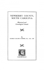 Newberry County, South Carolina by: George Leland Summer ISBN10: 0806308729