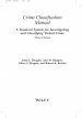 Crime Classification Manual by: John Douglas ISBN10: 1118305051